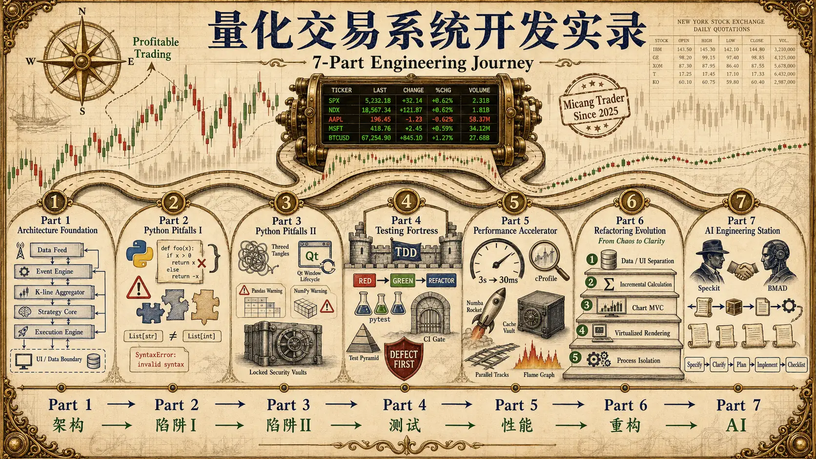量化交易系统开发实录 系列封面